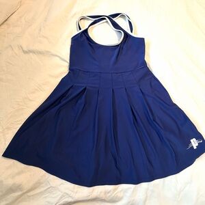 Prince Blue Dress with White Accents